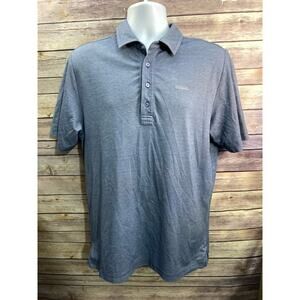 Travis Mathew Shirt Mens Med Short Sleeve Outdoors Golf Lightweight Adult Blue